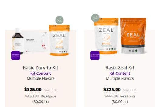 Zurvita Consultant - Zinzino Partner Kit